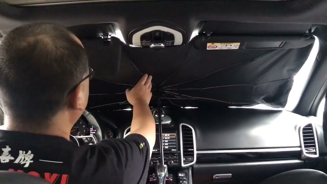 汽車遮陽傘 小車防曬隔熱太陽傘車用罩461at14c1 Youtube