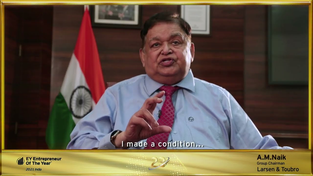 EOY 2021 Lifetime Achievement Award Winner A.M. Naik