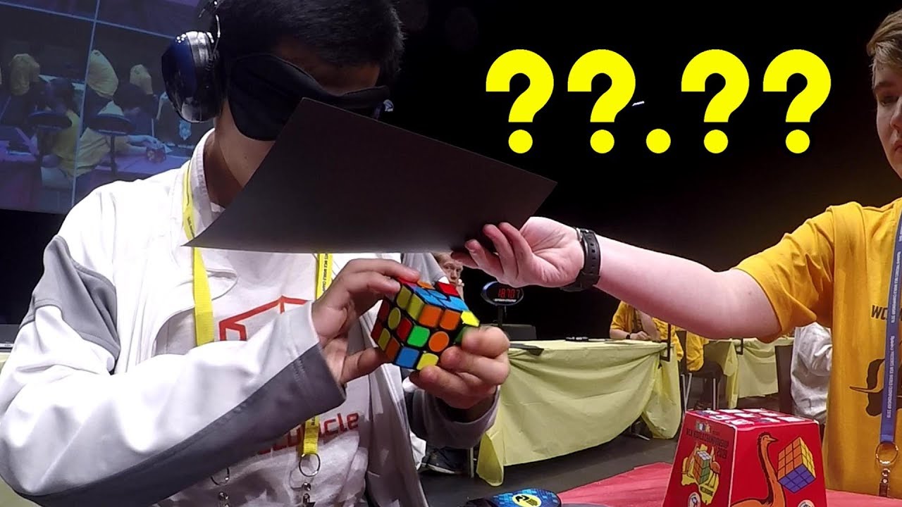 Rubik's Cube Blindfolded Highlights WCA World Championship 2019 YouTube
