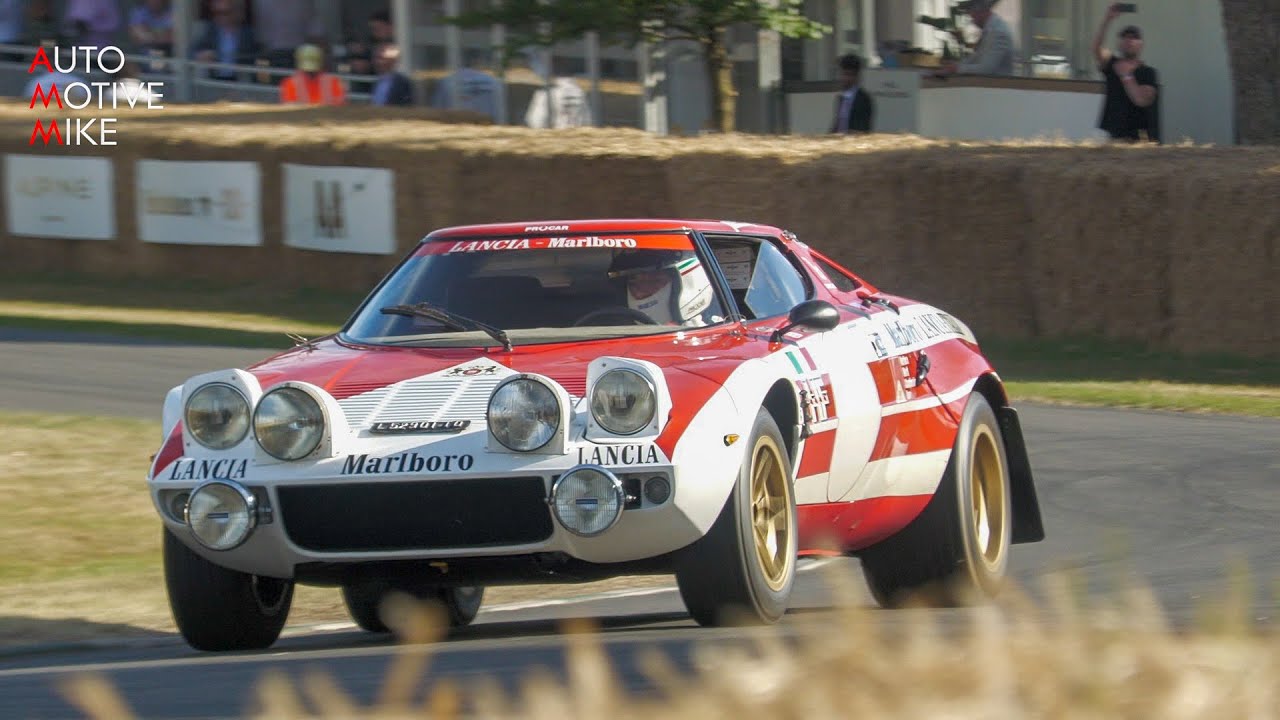 1974 Group 4 Lancia Stratos HF PURE V6 sounds! - YouTube