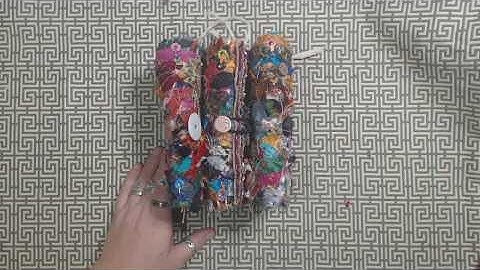 Bohemian style snippet journals, Travelers notebook A6 size