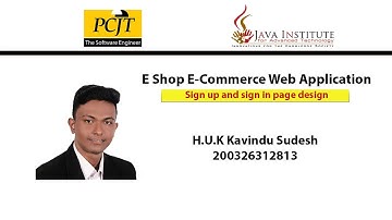 Web Project Task 01 | 1st Year | Semester 01 | Java Institute