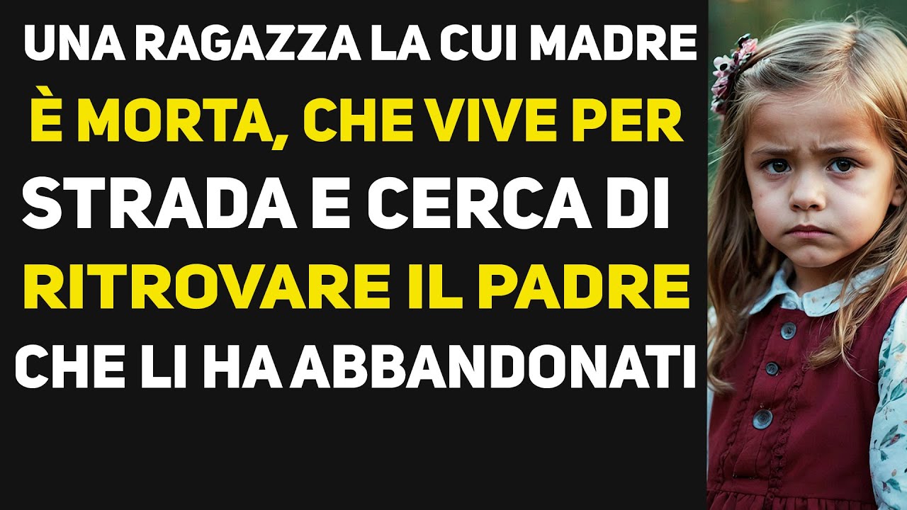 UNA BAMBINA SENZATETTO SI È AVVICINATA ALL'UOMO E HA DETTO CHE ERA SUA ...