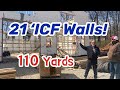 21 tall icf walls