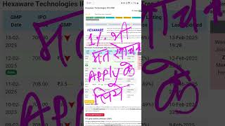 Hexaware Technologies Limited IPO latest Subscription and latest gmp. #shorts