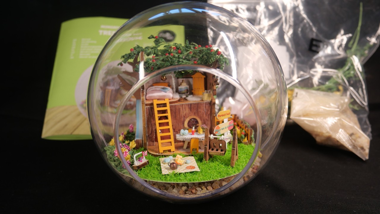 Trying To Make A Cheap Miniature Treehouse Kit (It Was Actually