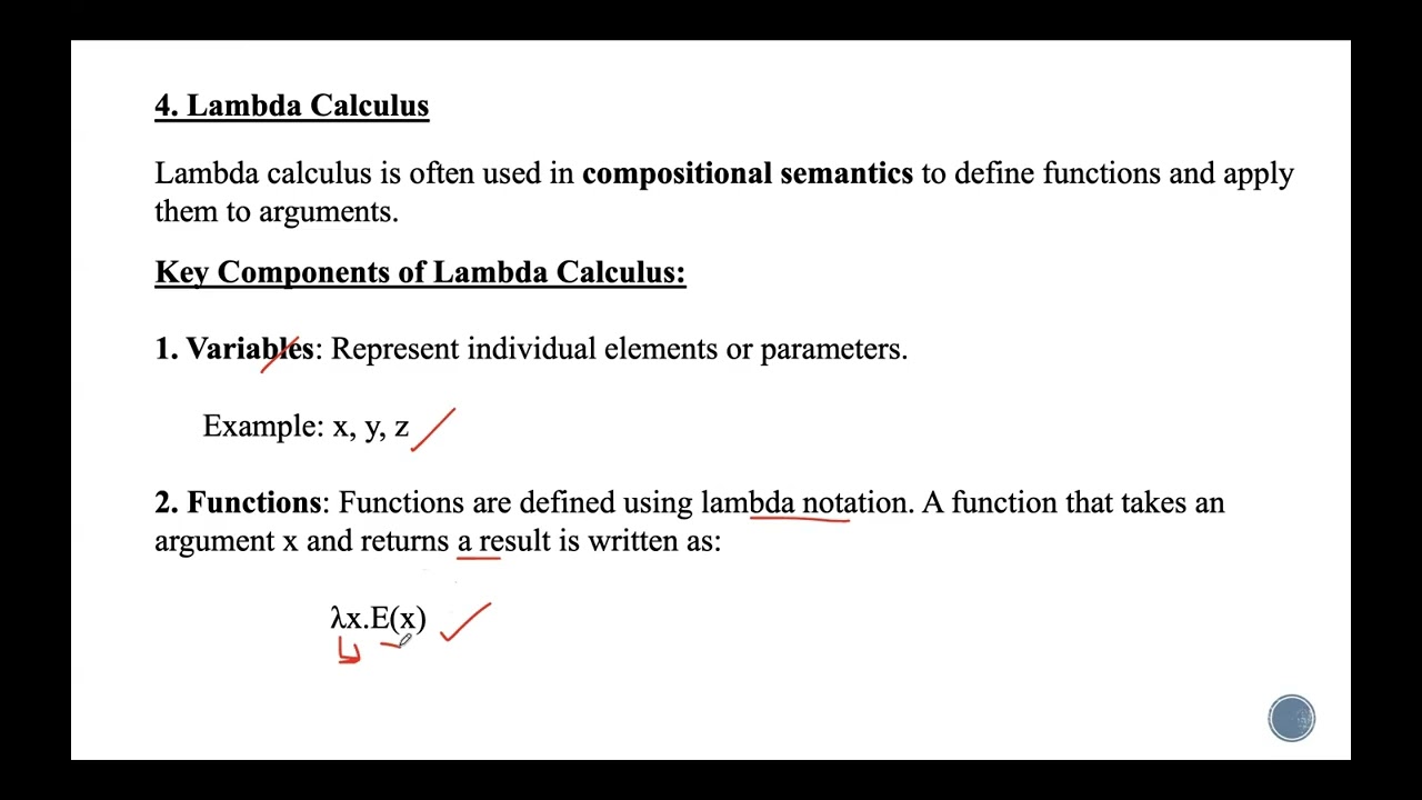 Lecture 66# Logical Semantics in Natural Language Processing #nlp #semantics