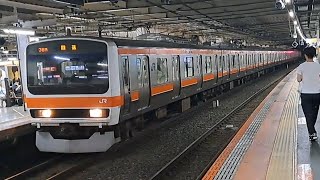 JR東日本武蔵野線209系M75編成回送列車立川駅到着(2023/10/1)