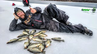 Ice fishing catch/clean/cook featuring ​⁠@330Maniac ​⁠@trappedupoutdoors2409