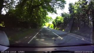 tailgating Audi bullies learner till they overtake OV11EXS