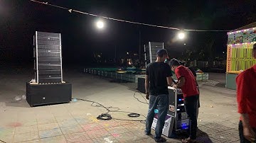 Lên dàn đêm khuya. Bộ dàn Array ngoài trời cực khủng  TTVH xã Long Điền - Vũng Tàu  Lh: 096.1237.129