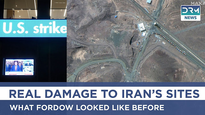 Satellite Images Reveal Fordow Before & After U.S. Bunker-Buster Strike | AH1G