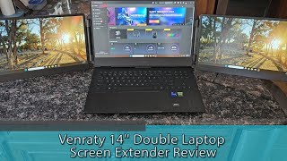 YOUR LAPTOP IN BEAST MODE - Venraty 14 inch Dual Laptop Screen Extender Review