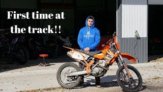 2006 KTM 250 Track And Trail Riding, Michigan