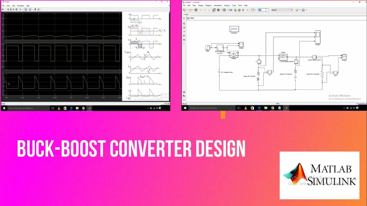 Buck-Boost converter design | Appropriate L& C design | MATLAB ...