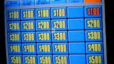 Jeopardy! Sega CD Run Game 7 Part 1