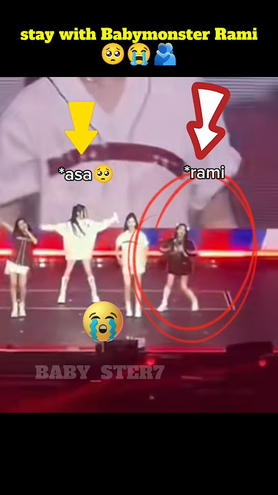 stay with Babymonster Rami 🥺 #babymonster #rami #shorts #shortvideo #concert