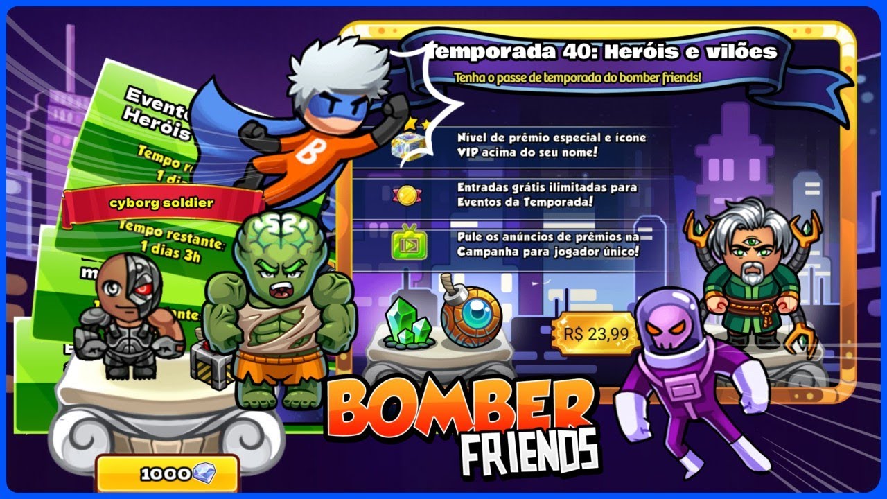 NEW FROM SEASON 40 OF OFFICIAL BOMBER FRIENDS. (HEROES and VILLAINS) 
