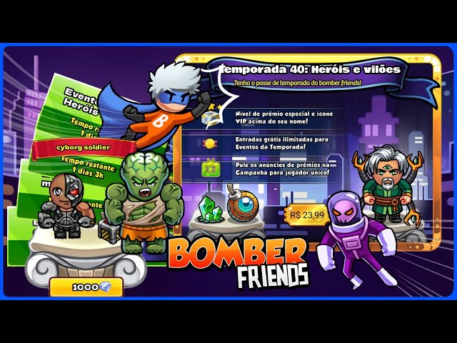 NEW FROM SEASON 40 OF OFFICIAL BOMBER FRIENDS. (HEROES and VILLAINS) 