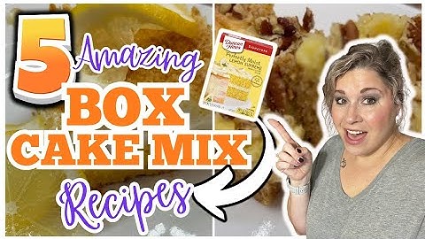 5 MIND-BLOWING BOXED CAKE MIX HACKS You MUST TRY! | HOW To TRANSFORM Boxed Cake Mix the EASY Way
