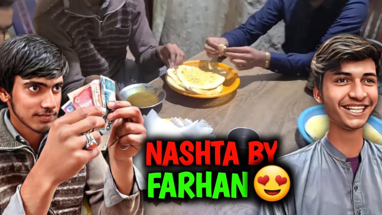 Sare passe lagwa diye😵 | Nashta by Farhan | Friend's vlogs - YouTube
