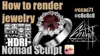 Jewelry Rendering in Nomad Sculpt: Tips and Tricks