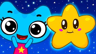 Twinkle Twinkle Little Star Song | Детские песни и стишки | Kit and Kate - Nursery Rhymes Russian