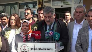 Şanlıurfa Barosundan Hilvan Ve Vandaki Karara Tepki