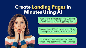 Create Stunning Landing Pages in Minutes with AI! 🚀
