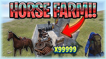 Affordable, Easy, and Full of Scrap! Horse Poop Farm Base Design for Rust