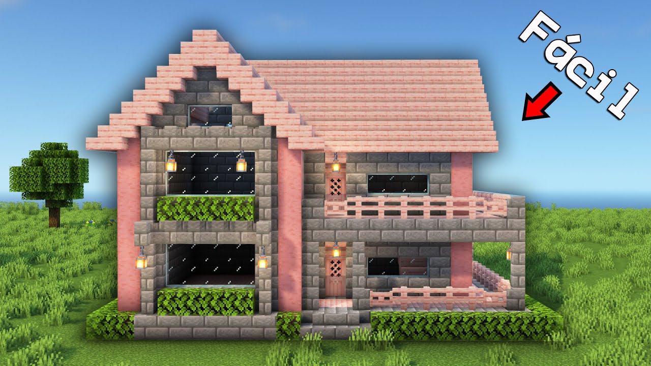 Minecraft 1.20  Como Fazer a Nova Casa Inicial Perfeita de Cherry Blossom  