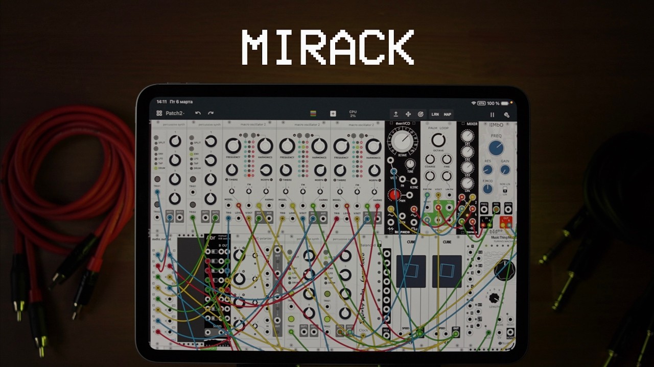Mirack Target Eurorack в твоем iPad. Приложение MiRack - YouTube
