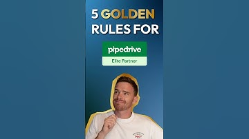 5 Golden Rules For Using Pipedrive