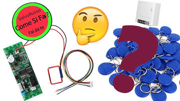 Modulo Lettore RFID, Modulo Controllo Accessi Scheda Di Controllo Incorporato, Prova con SonoffMini