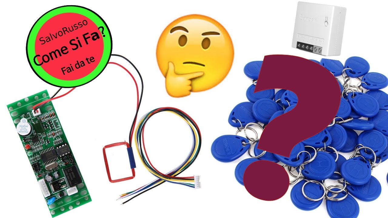 Rileva Presenze E Controllo Accessi Con Lettore Tessere RFID Ed Apriporta