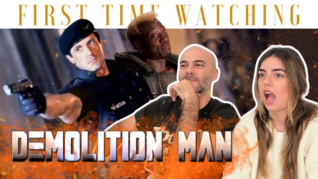 UNEXPECTEDLY FUNNY! 😂 Wife watches * DEMOLITION MAN* for the first time | Movie Reaction