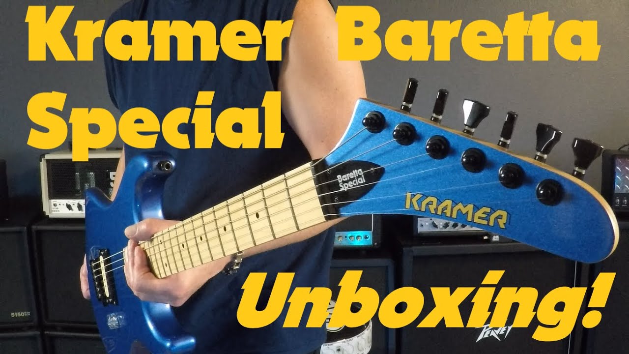 Unboxing: Modified Kramer Baretta Special (Candy Blue) - YouTube