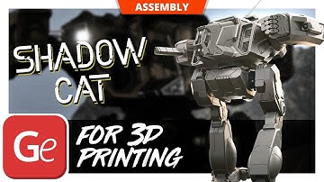 MWO Shadow Cat 3D Printing Model | Assembly by Gambody