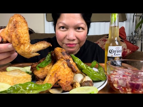 FRIED CHICKEN | FRIED TOFU | APPETIZER MUKBANG | MUKBANG PHILIPPINES