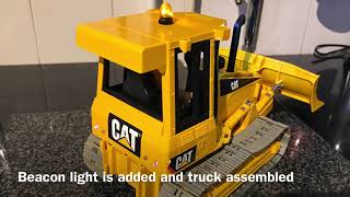 Bruder CAT D5 RC Conversion Part 3 lighting, final assembly and test run