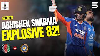 Abhishek Sharma Lights Up Delhi With Explosive 82 | 1st T20I | IND vs AFG 2026 | M9N1J