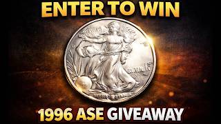 *GIVEAWAY* 1996 American Silver Eagle 100 Subscriber Milestone Give Away Saturday @ 10am!!!