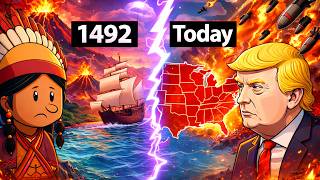History of the America in 25 minutes! The Full Story!