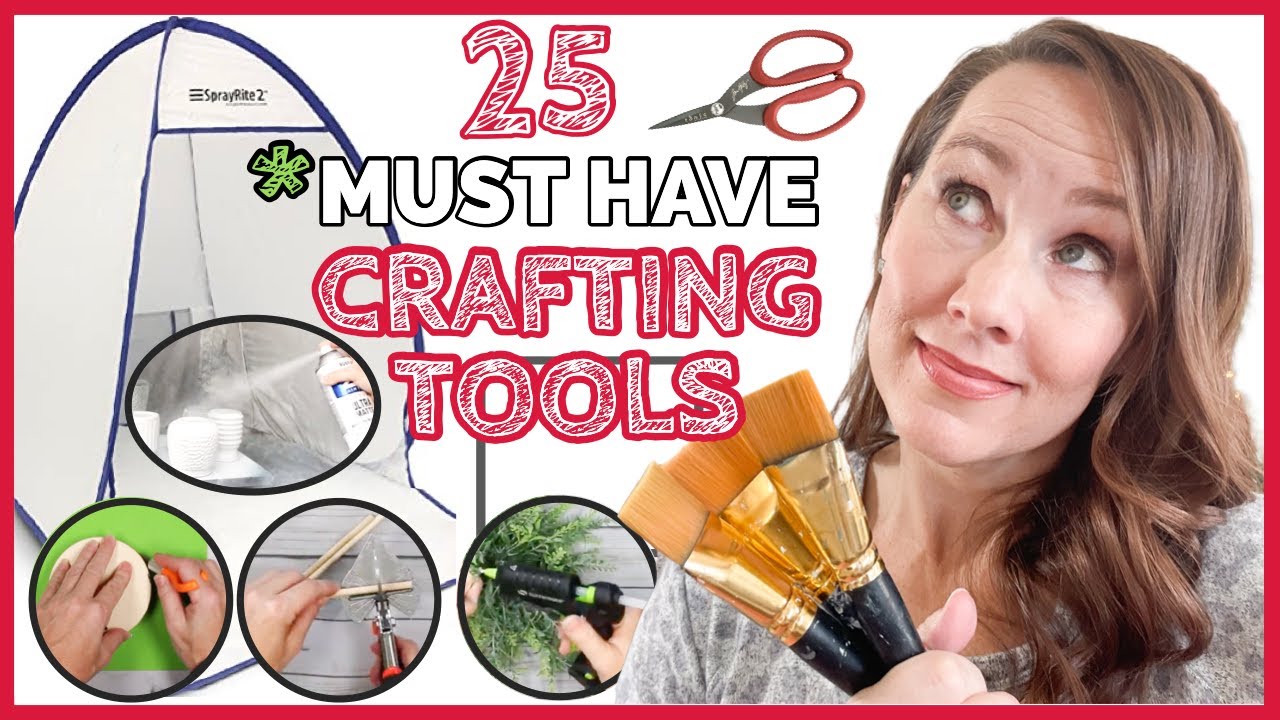 25 MUST HAVE CRAFT TOOLS for making easy DIYs 