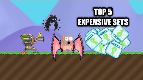 TOP 5 EXPENSIVE SETS IN GROWTOPIA