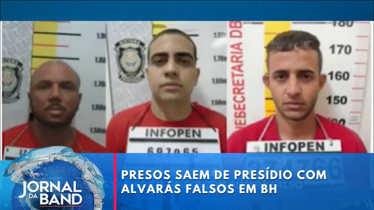 Presos saem de presídio com alvarás falsos