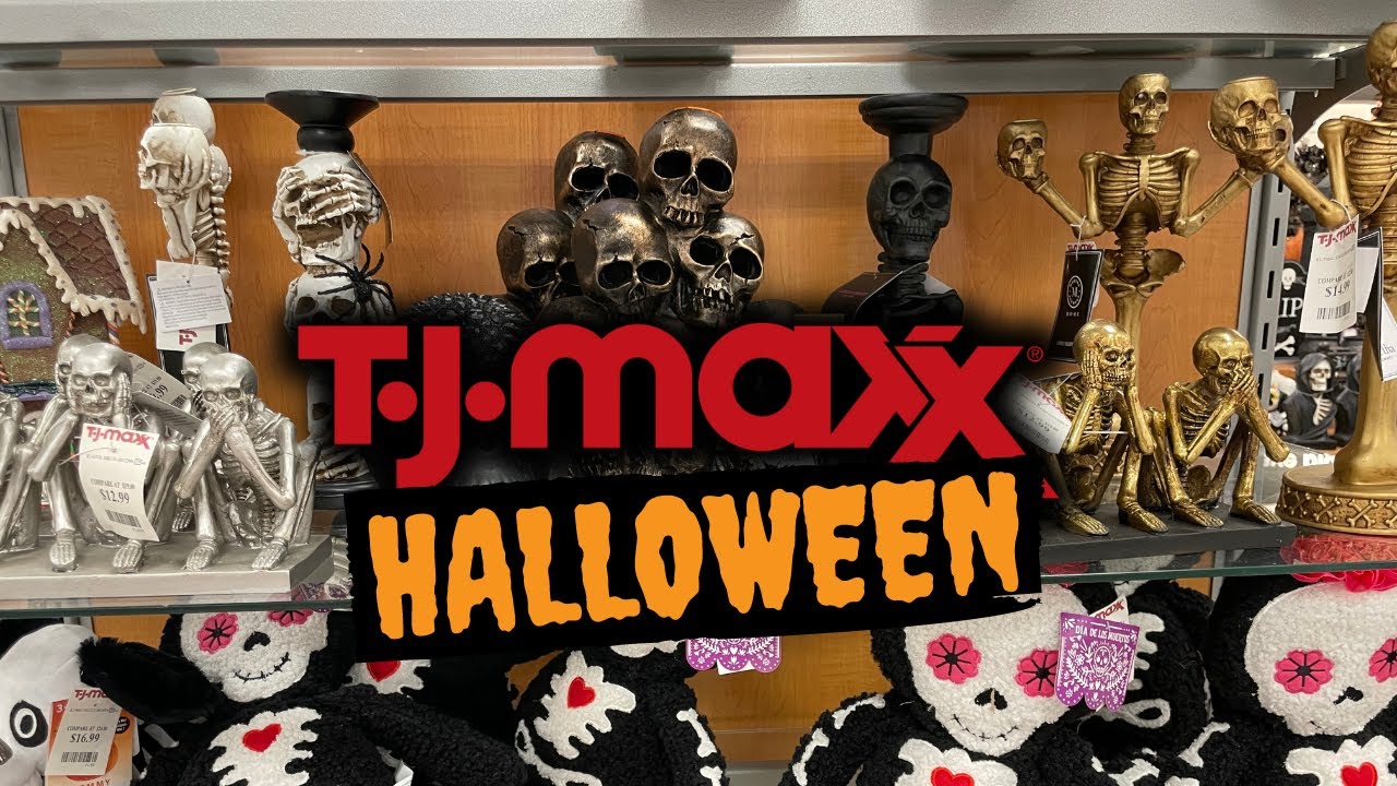 TJ MAXX HALLOWEEN DECORATIONS SHOP WITH ME YouTube