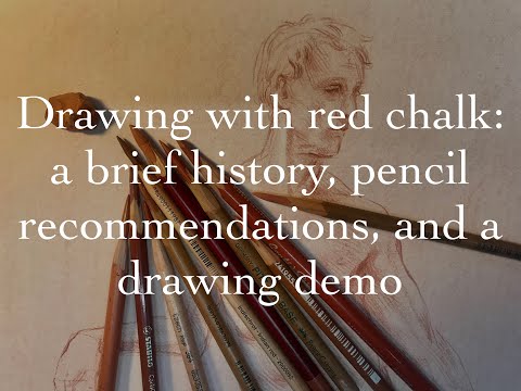 Drawing with red chalk: a brief history, pencil recommendations, and figure drawing demo