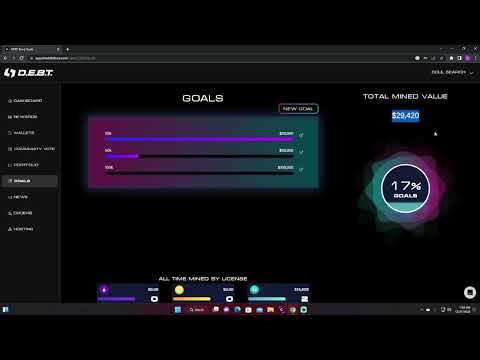 The DEBT Box Crypto Mining Price Action and Update!!!!!!!