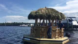 Tiki Hut Boat